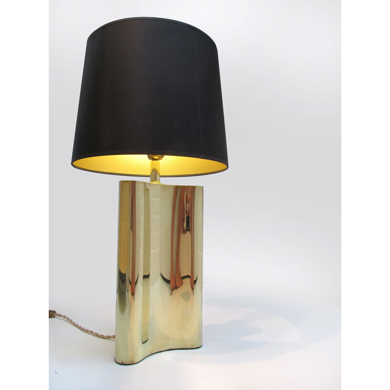 Table lamp in brass, CURTIS & JERE - 1970s