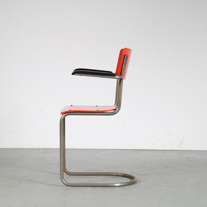 Vintage desk armchair by Gispen, Netherlands 1950s