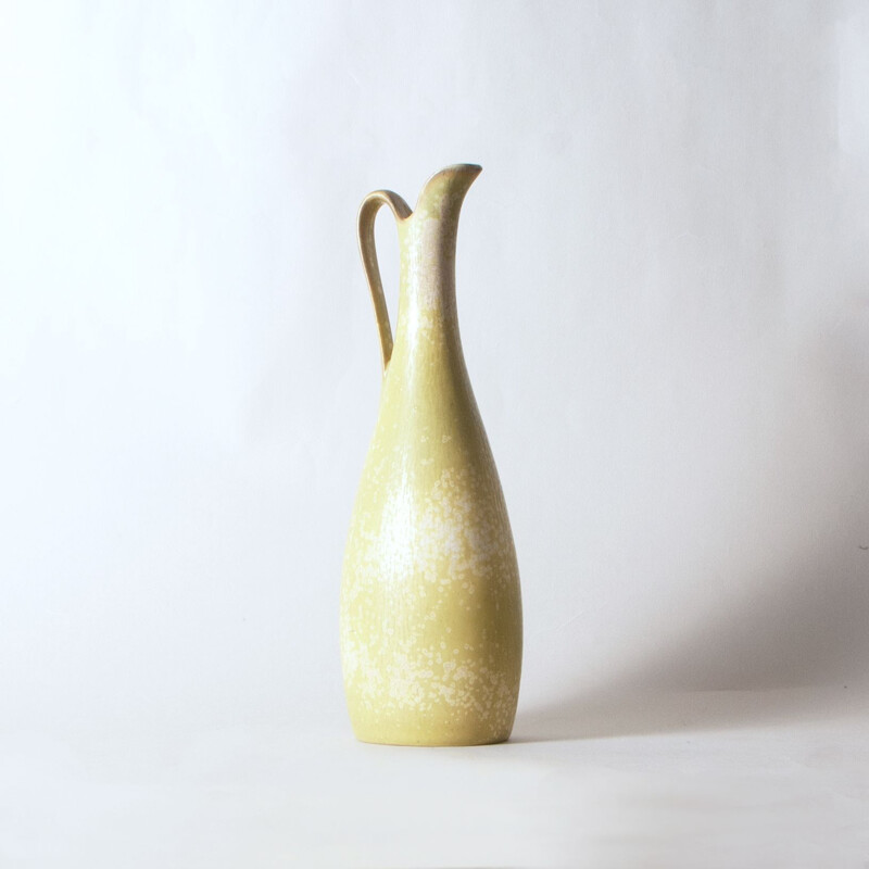 Vintage yellow jug by Gunnar Nylund, Sweden