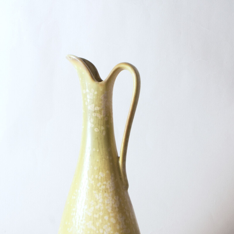 Vintage yellow jug by Gunnar Nylund, Sweden
