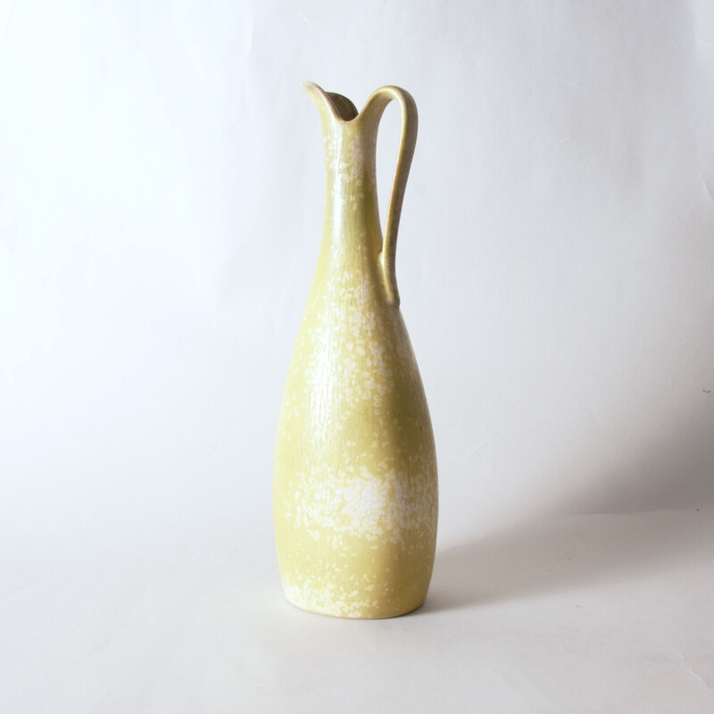 Vintage yellow jug by Gunnar Nylund, Sweden