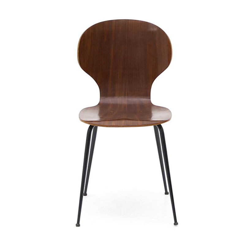 Vintage-Stuhl "Lulli" von Carlo Ratti für Industria Legni Curvati, 1950
