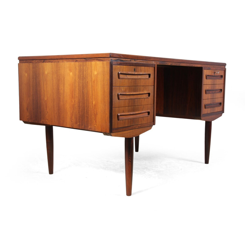 Bureau vintage Svenstrup en palissandre - 1960