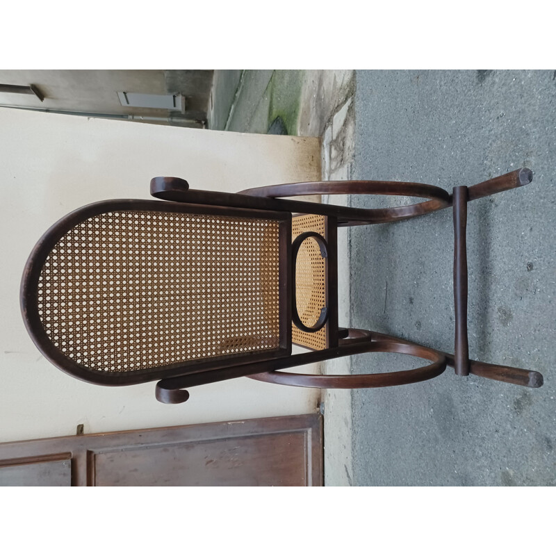 Vintage bentwood rocking chair, 1900