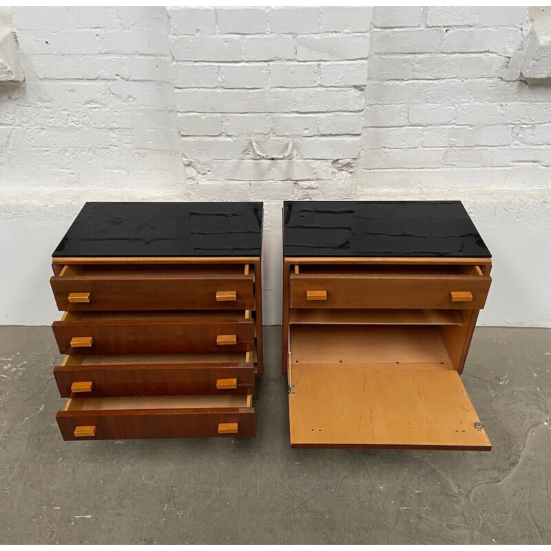 Pair of vintage night stands by F.Mezulanik, 1970s