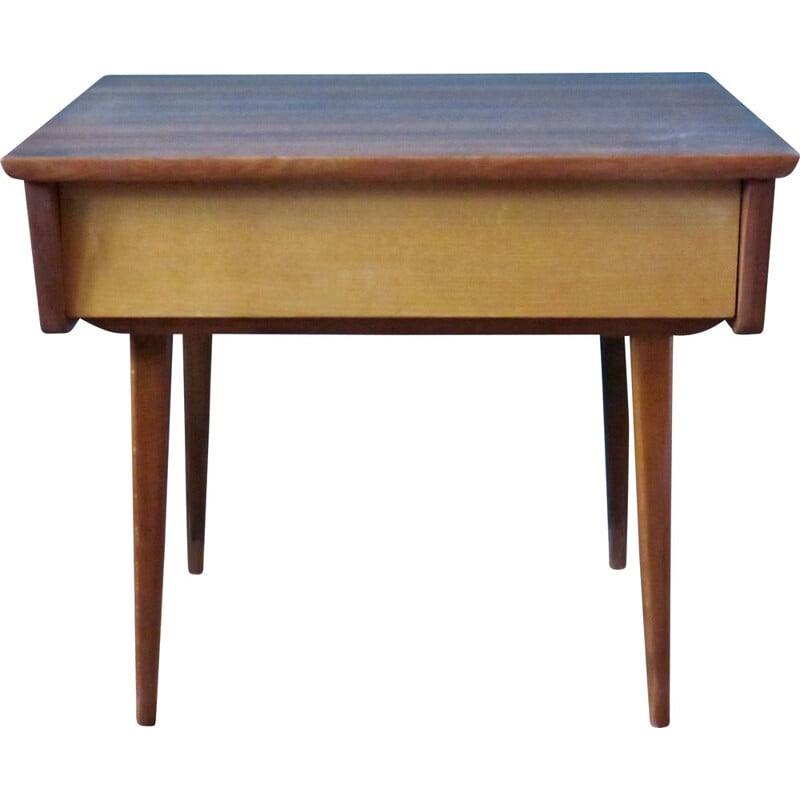 Table de chevet vintage à tiroir