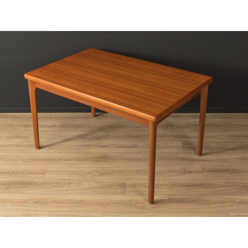 Vintage teak dining table by Hennig Kjaernulf for Vejle Møbelfabrik, Denmark 1960s