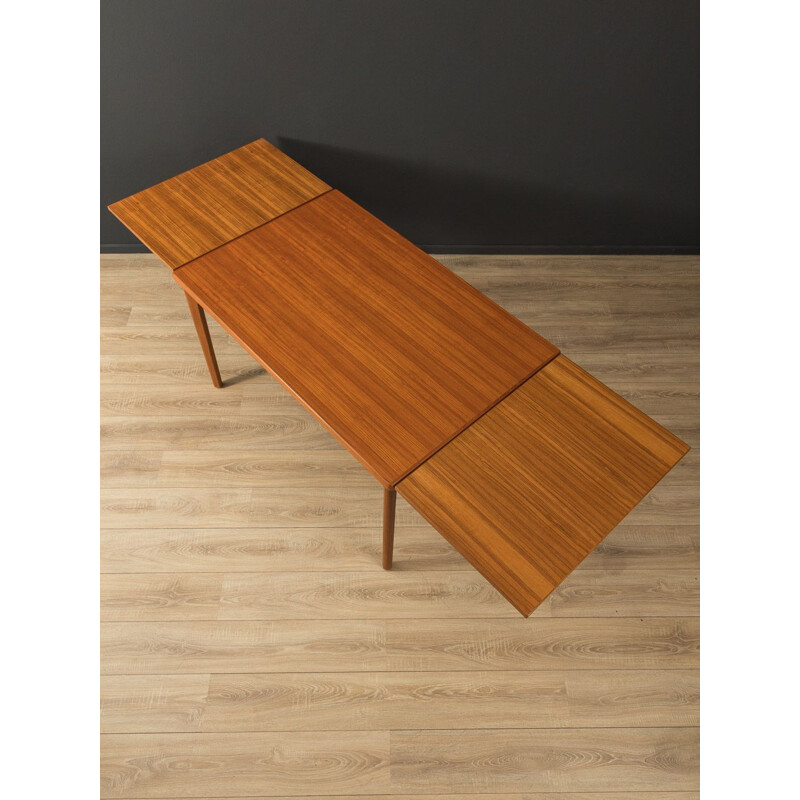 Vintage teak dining table by Hennig Kjaernulf for Vejle Møbelfabrik, Denmark 1960s