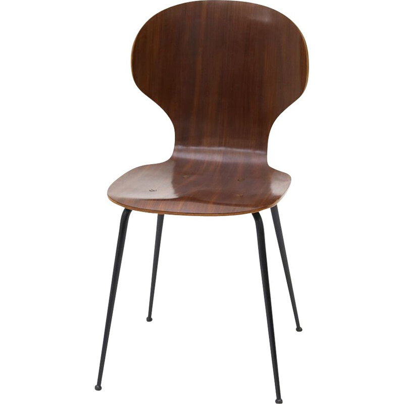 Vintage "Lulli" chair by Carlo Ratti for Industria Legni Curvati, 1950s