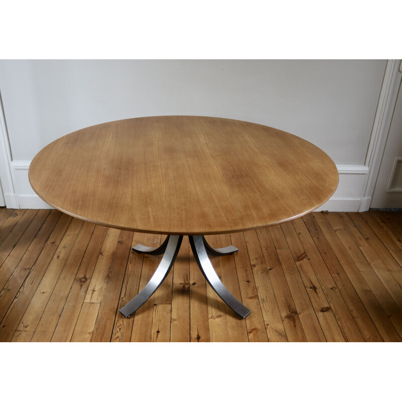 Vintage teak table by Osvaldo Borsani for Tecno, 1970