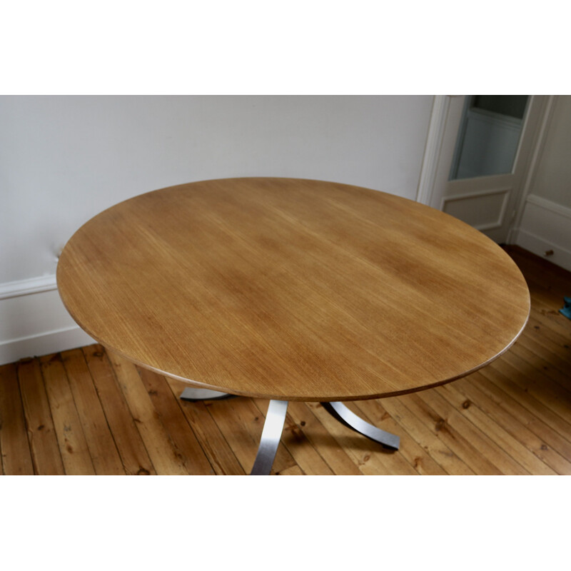 Vintage teak table by Osvaldo Borsani for Tecno, 1970