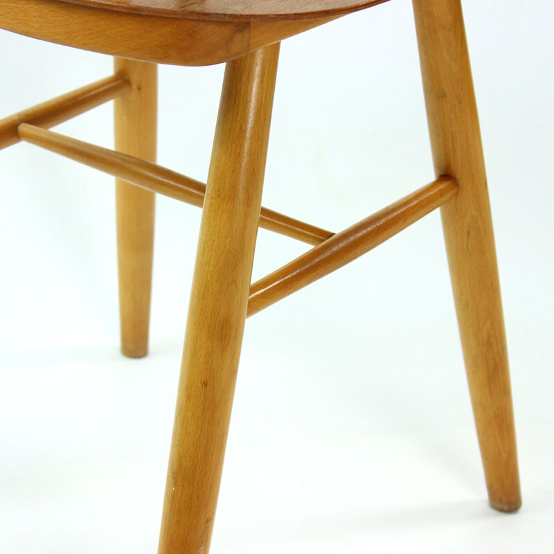Vintage Ironica chair by Ton, Czechoslovakia 1960s