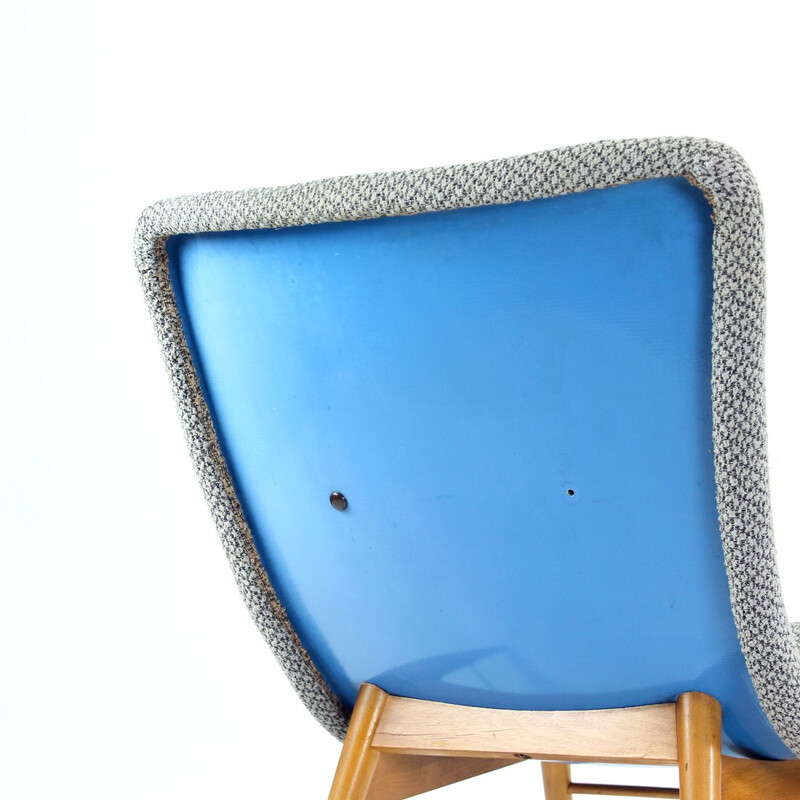 Vintage armchair by Miroslav Navratil for Cesky Nabytek, Czechoslovakia 1959