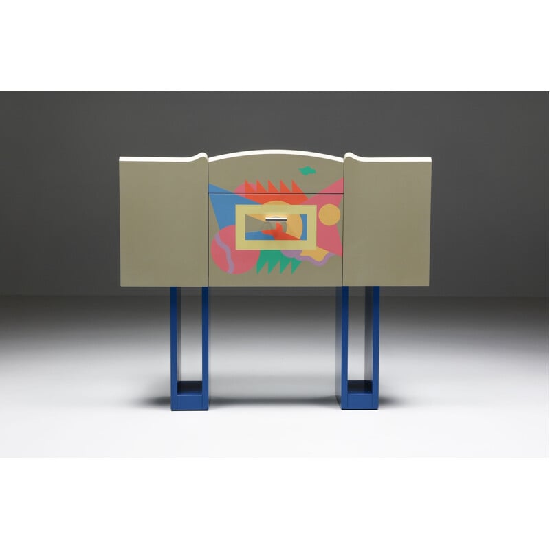 Meuble bar vintage Cantaride par Alessandro Mendini pour Zanotta, 1984