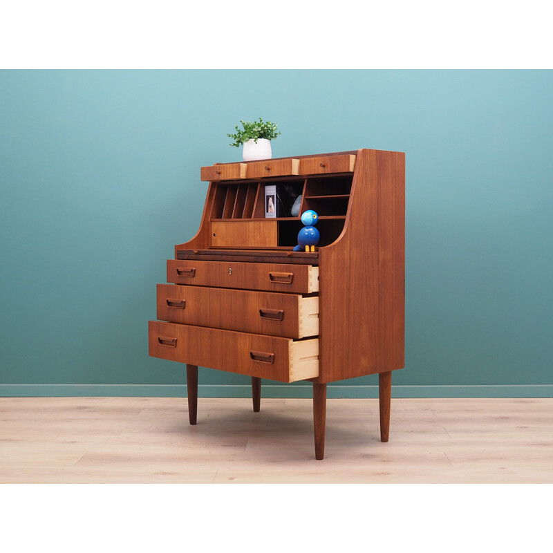 Teak vintage secretary, Denmark 1960s