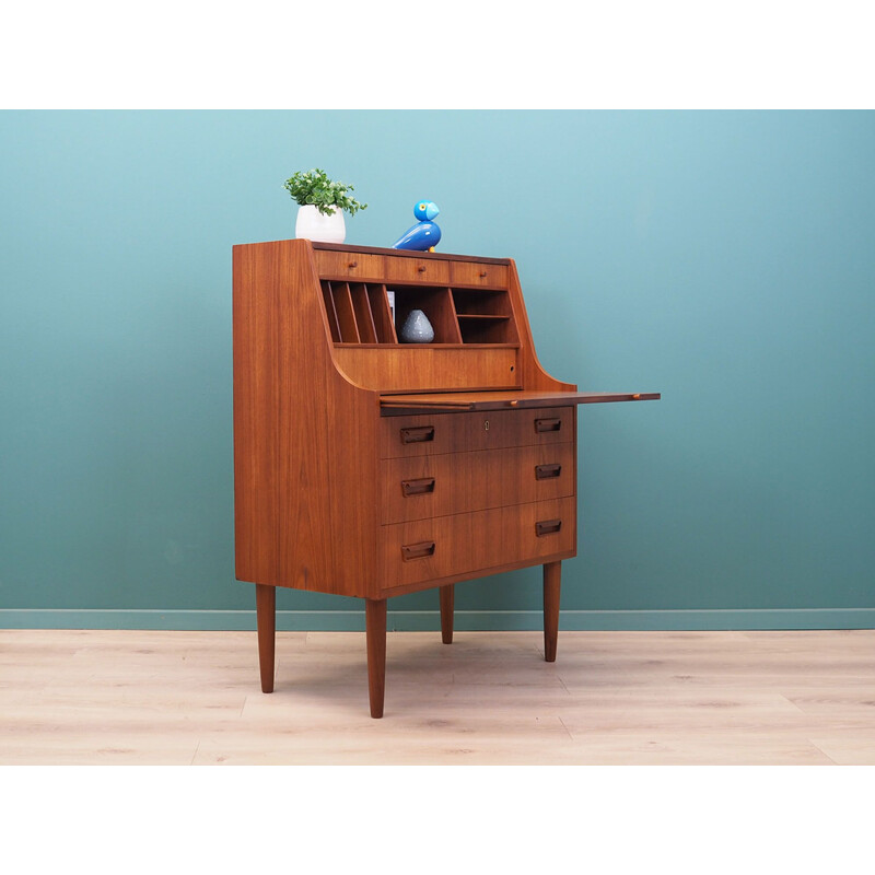 Teak vintage secretary, Denmark 1960s