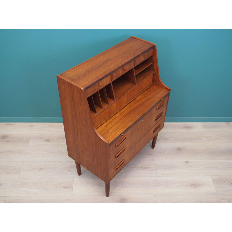 Teak vintage secretary, Denmark 1960s