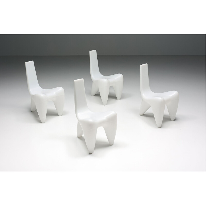 Set of 4 vintage Galactica chairs by Douglas Mount, 1990s