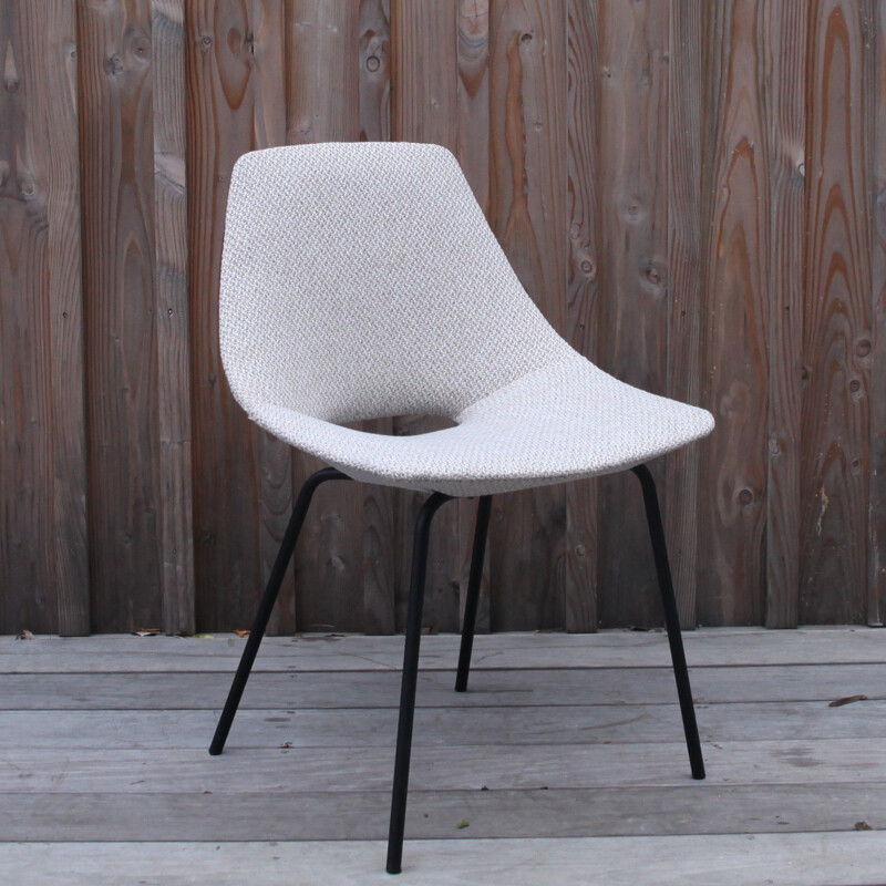 Set of 6 vintage Amsterdam chairs by Pierre Guariche for Steiner
