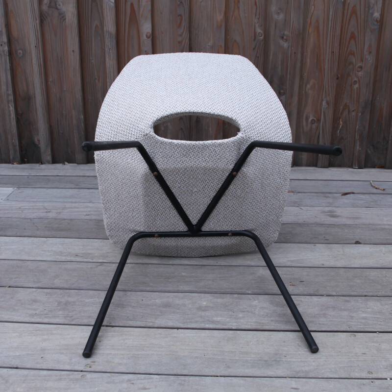 Set of 6 vintage Amsterdam chairs by Pierre Guariche for Steiner