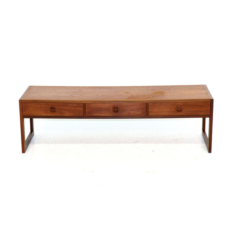 Vintage teak bench by Arne Wahl Iversen, Sweden 1960