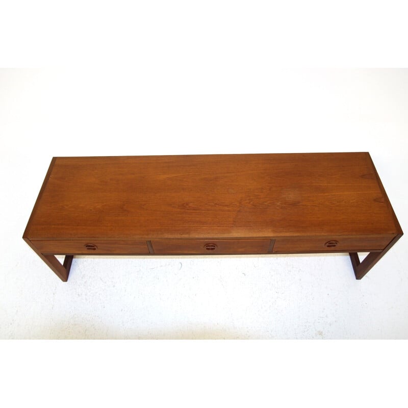 Vintage teak bench by Arne Wahl Iversen, Sweden 1960