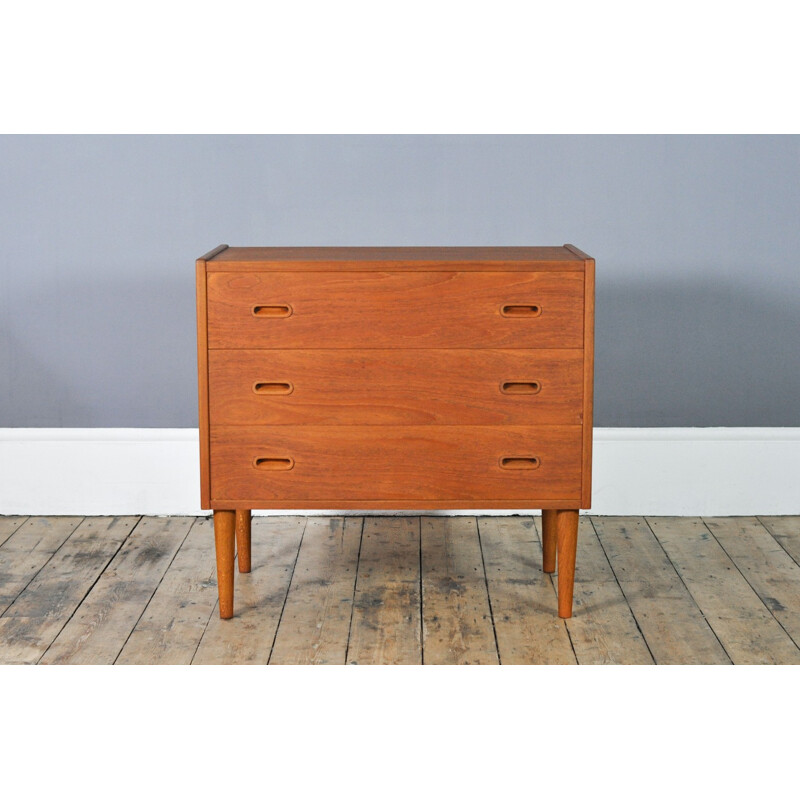 Small chest of drawers in teak - 1960s