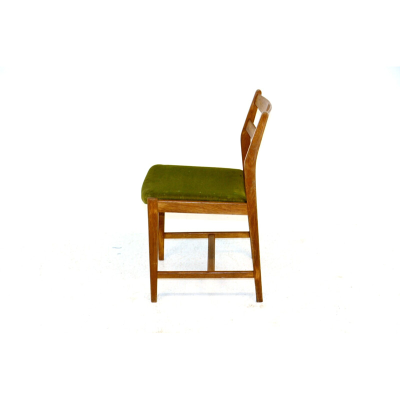Conjunto de 6 cadeiras de carvalho vintage de Erik Wörtz, 1960