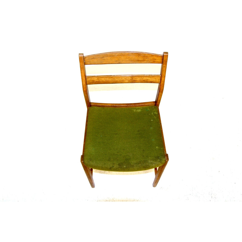 Juego de 6 sillas vintage de roble de Erik Wörtz, 1960