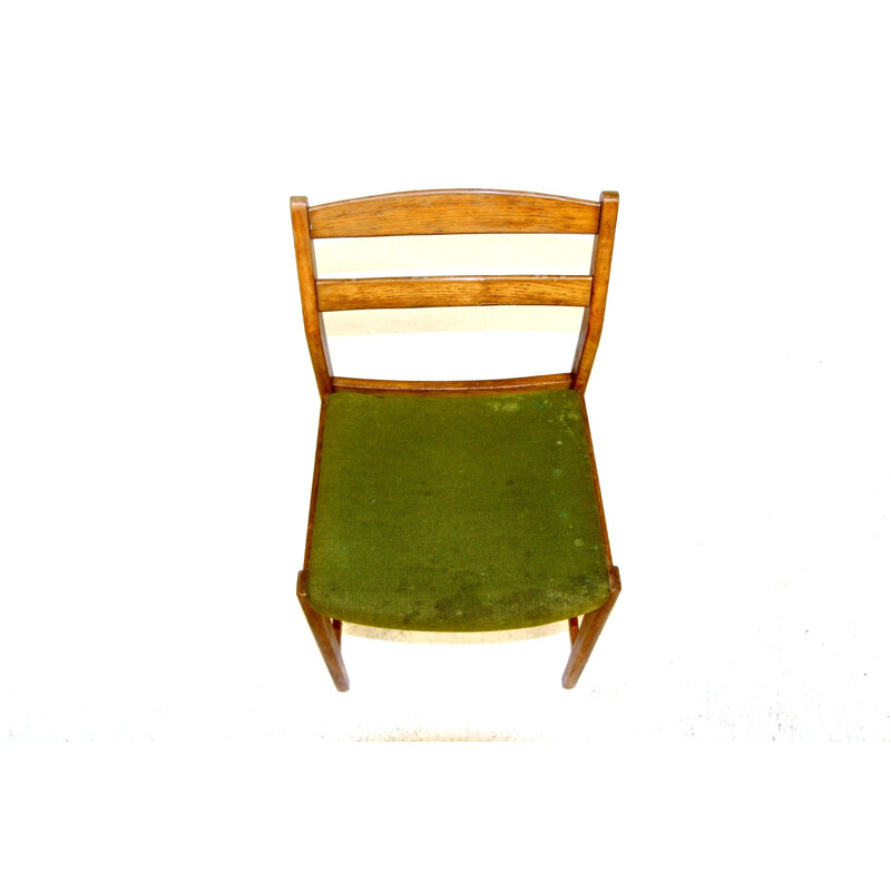 Set of 6 vintage oakwood chairs by Erik Wörtz, 1960