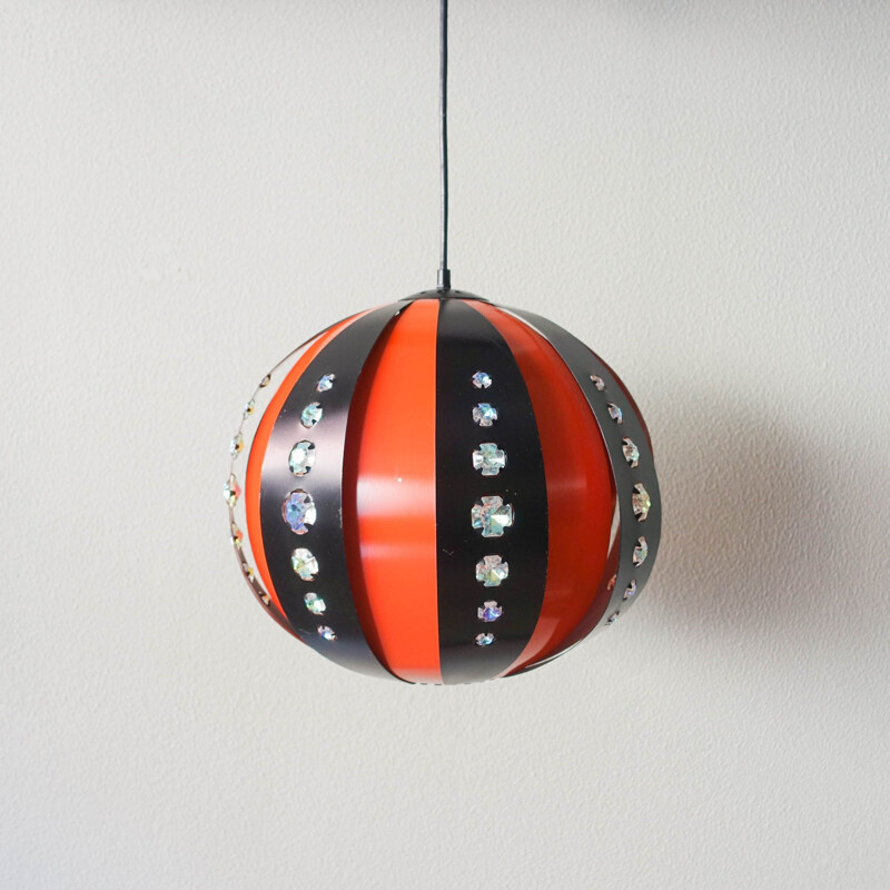 Mid-century pendant lamp by Werner Schou for Coronell Elektro, 1970s 