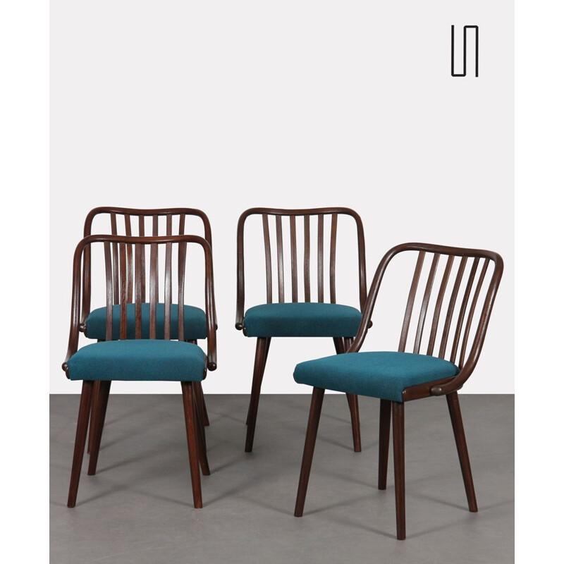 Satz von 4 Vintage-Stühlen von Antonin Suman für Jitona, 1960