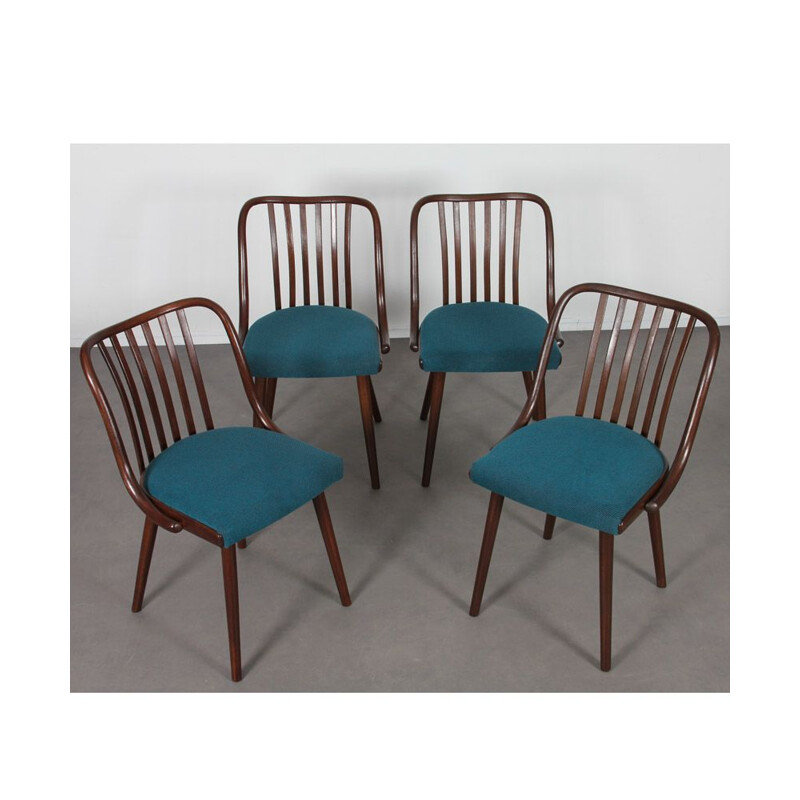 Set of 4 vintage chairs by Antonin Suman for Jitona, 1960