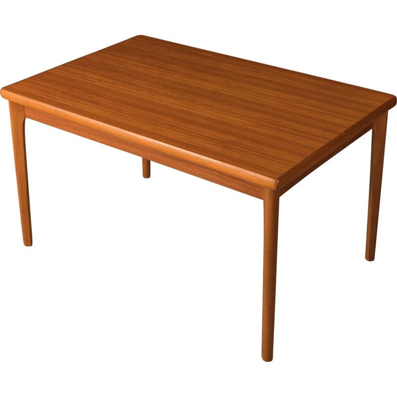 Vintage teak dining table by Hennig Kjaernulf for Vejle Møbelfabrik, Denmark 1960s