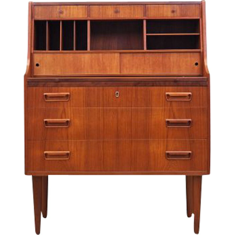 Teak vintage secretary, Denmark 1960s