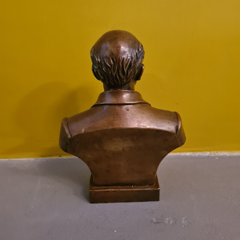 Vintage bronze bust Lenin