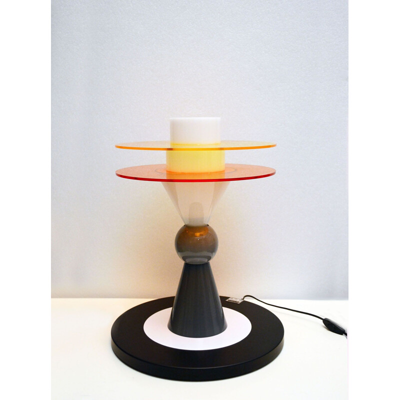 Lampe de table vintage Bay par Ettore Sottsass pour Memphis Milano