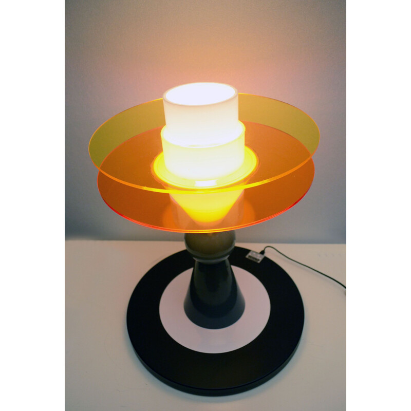 Lampada da tavolo Bay vintage di Ettore Sottsass per Memphis Milano