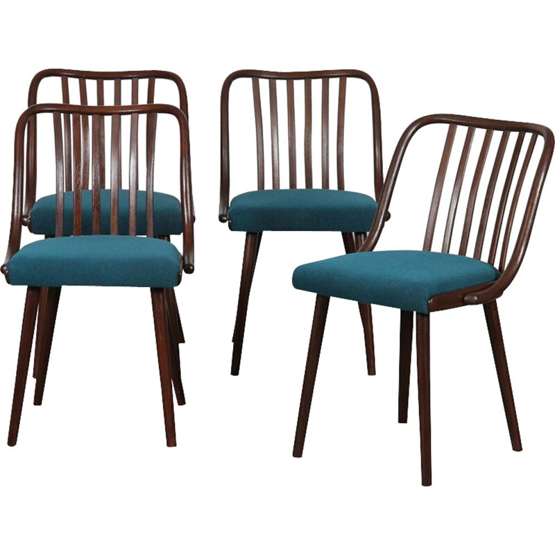 Conjunto de 4 cadeiras vintage de Antonin Suman para Jitona, 1960