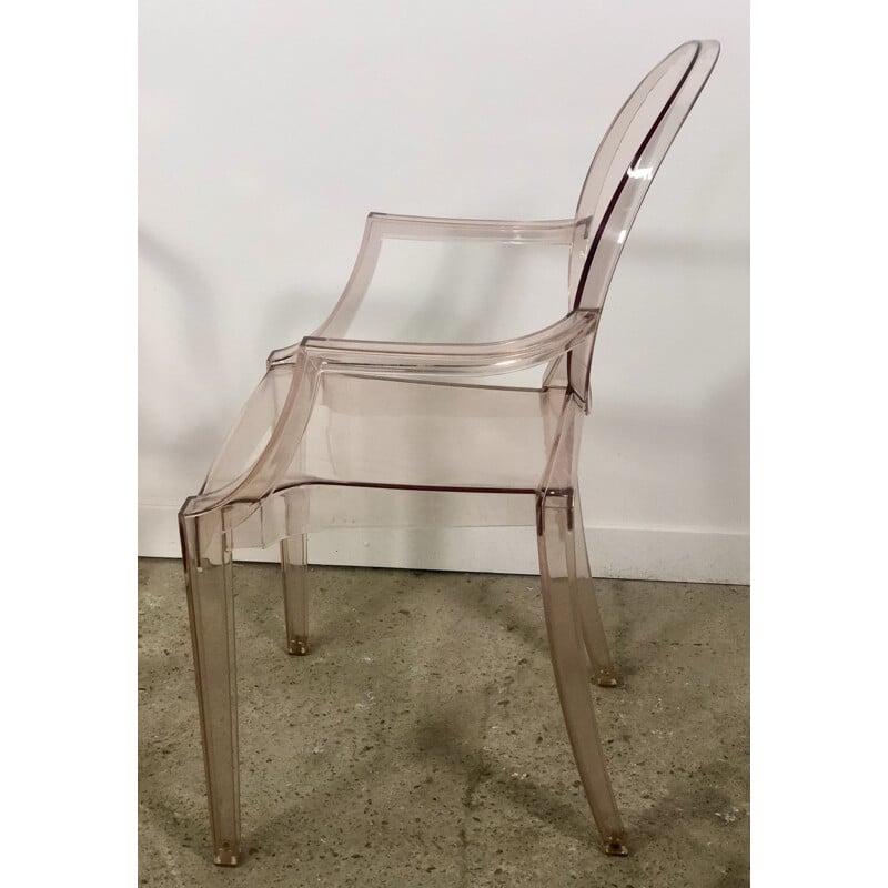 Lot de 6 fauteuils vintage Louis Ghost de Philippe Starck pour Kartell