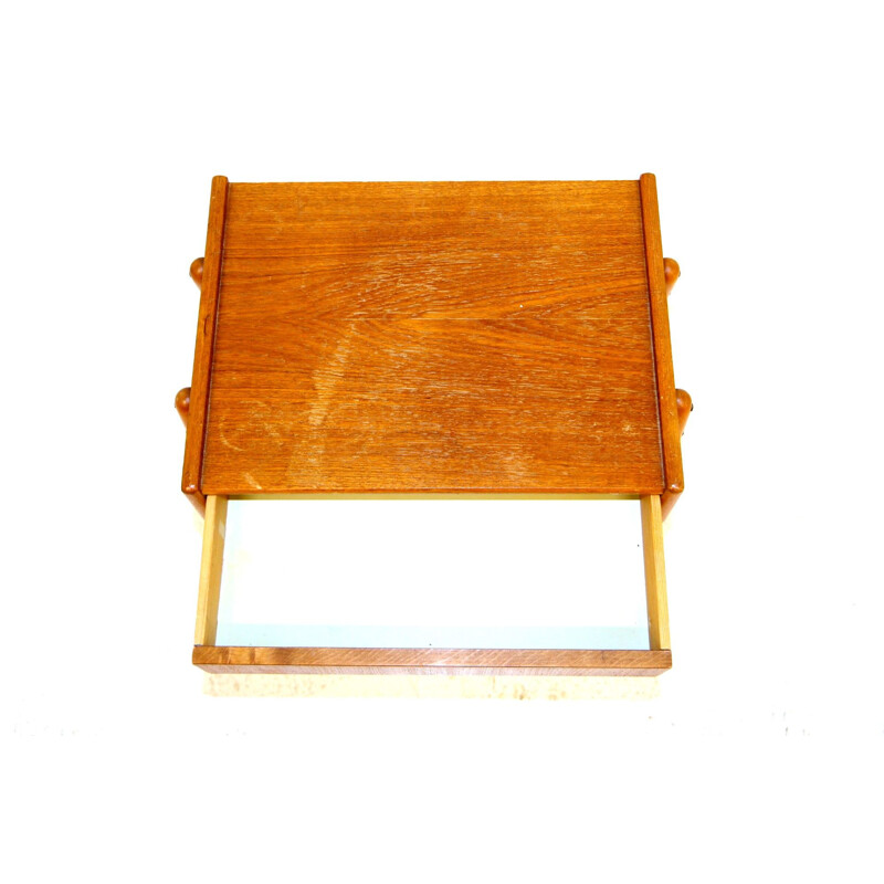 Vintage teak night stand by Carlström, Sweden 1960