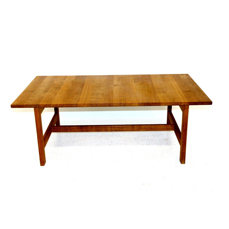 Vintage oak coffee table by Kurt Östervig, Sweden 1960