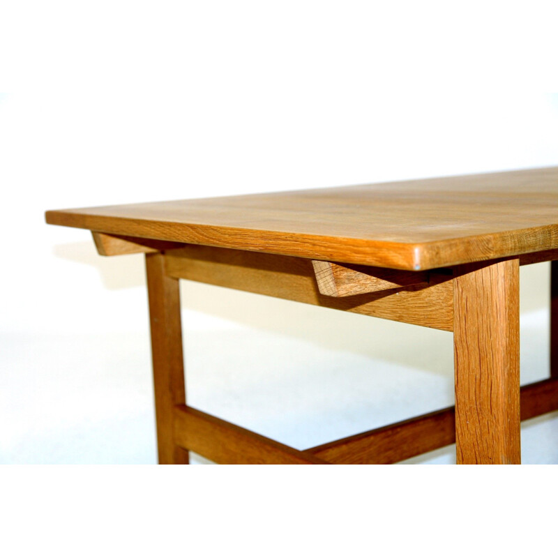 Table basse vintage en chêne par Kurt Östervig, Suéde 1960