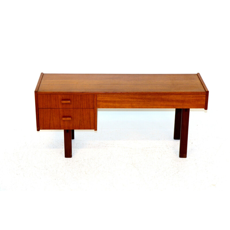 Vintage teak console by Svensk Möbelindustri, Sweden 1960