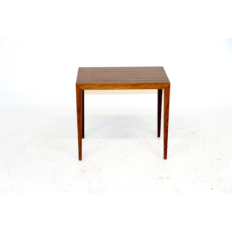 Vintage teak side table by Severin Hansen, Denmark 1960