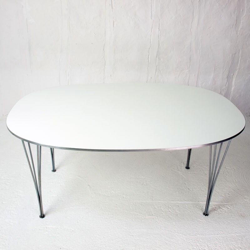 Table à manger Super Ellipse, Piet HEIN & Bruno MATHSSON - 1980