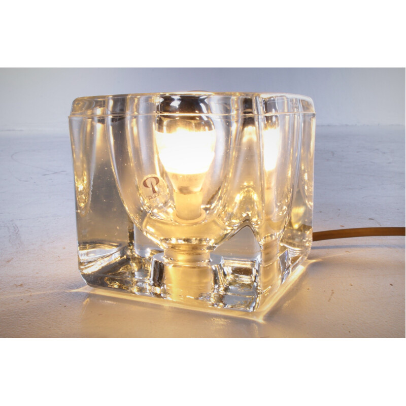 Vintage Peill & Putzler ice cube table lamp