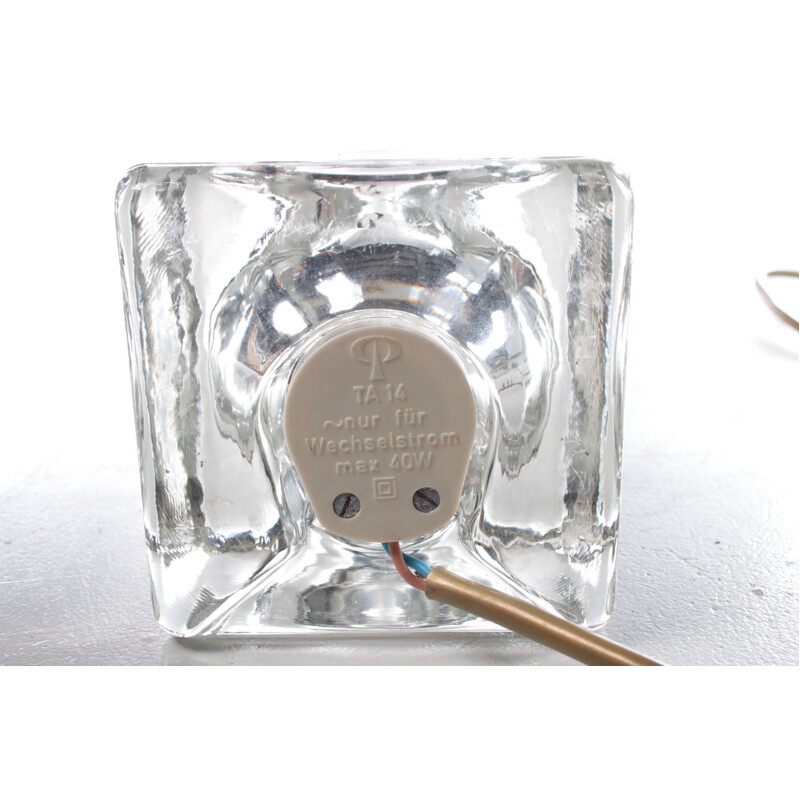 Vintage Peill & Putzler ice cube table lamp