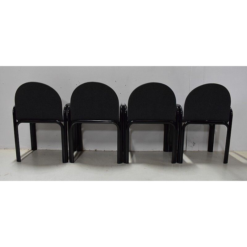 Set of 4 vintage armchairs by Gae Aulenti for Knoll, 1975