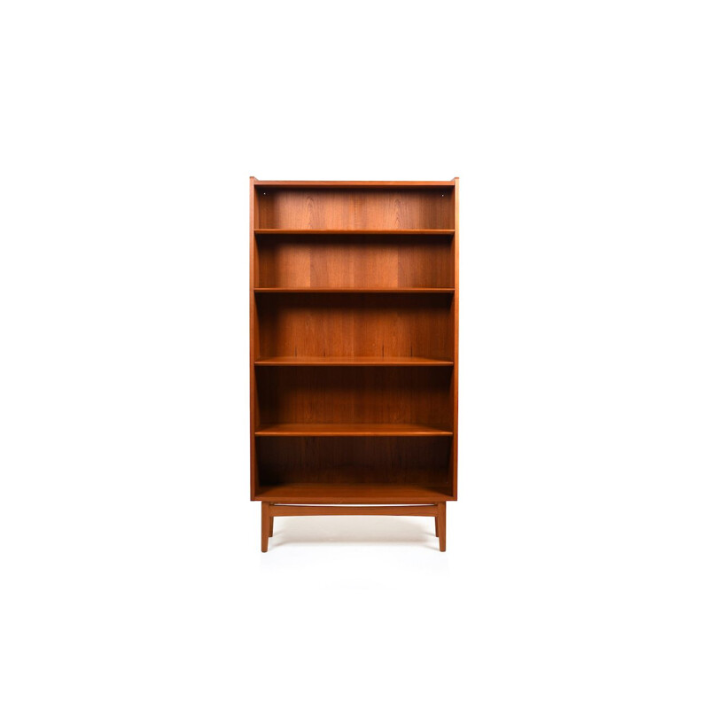 Mid century Danish bookcase in teak by Johannes Sorth for Nexø Møbelfabrik Bornholm, 1960s